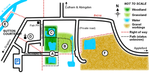 Sutton Courtenay map